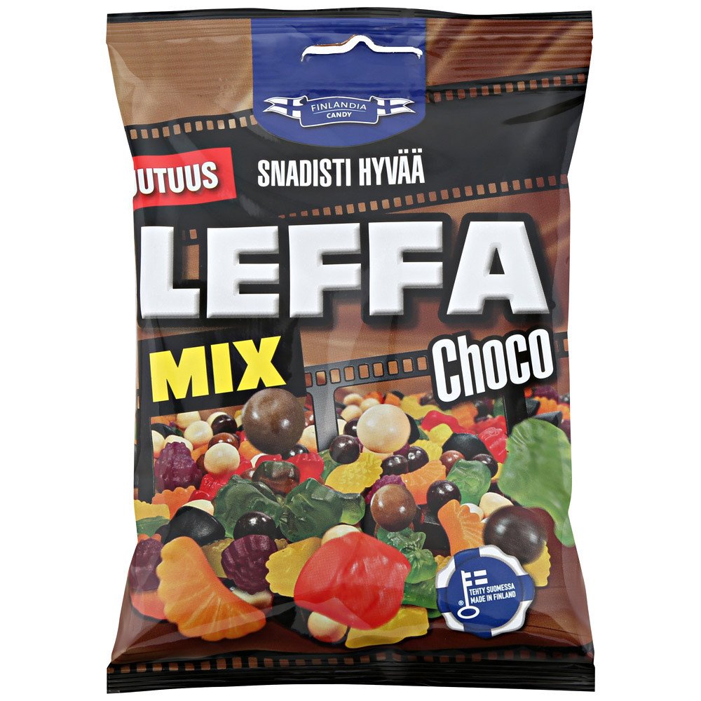 

Мармелад Finlandia Leffa Mix Choco жевательный и шоколадное драже 125 г