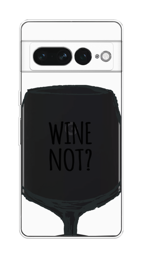

Чехол на Google Pixel 7 Pro "Wine not white", Белый, 271350-6