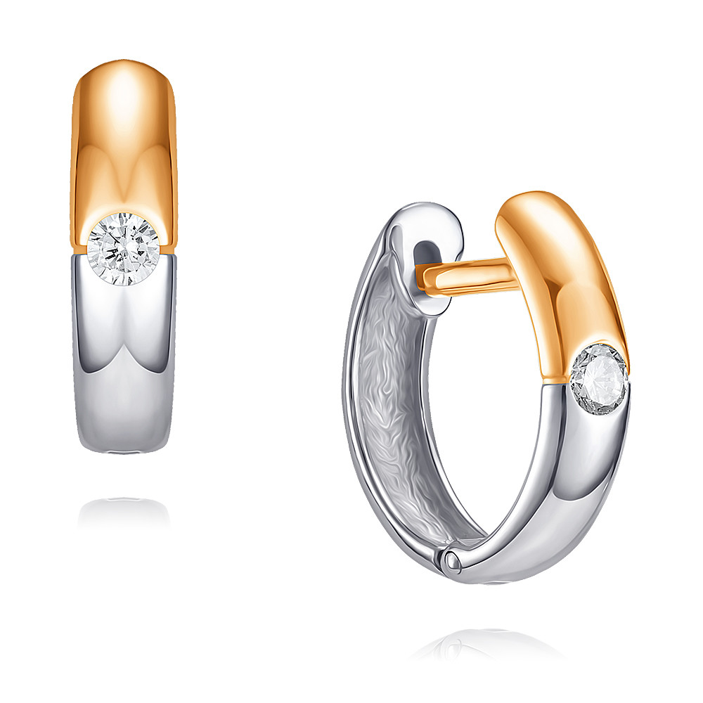 

Серьги из красного золота с фианитом ADAMAS 2418976-А50Д-72, 2418976-А50Д-72
