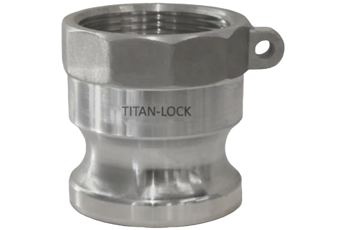 Алюминиевый камлок TITAN LOCK типа А серия EcoLine ниппель внутр резьба BSP 3 TL300AAL- 1329₽