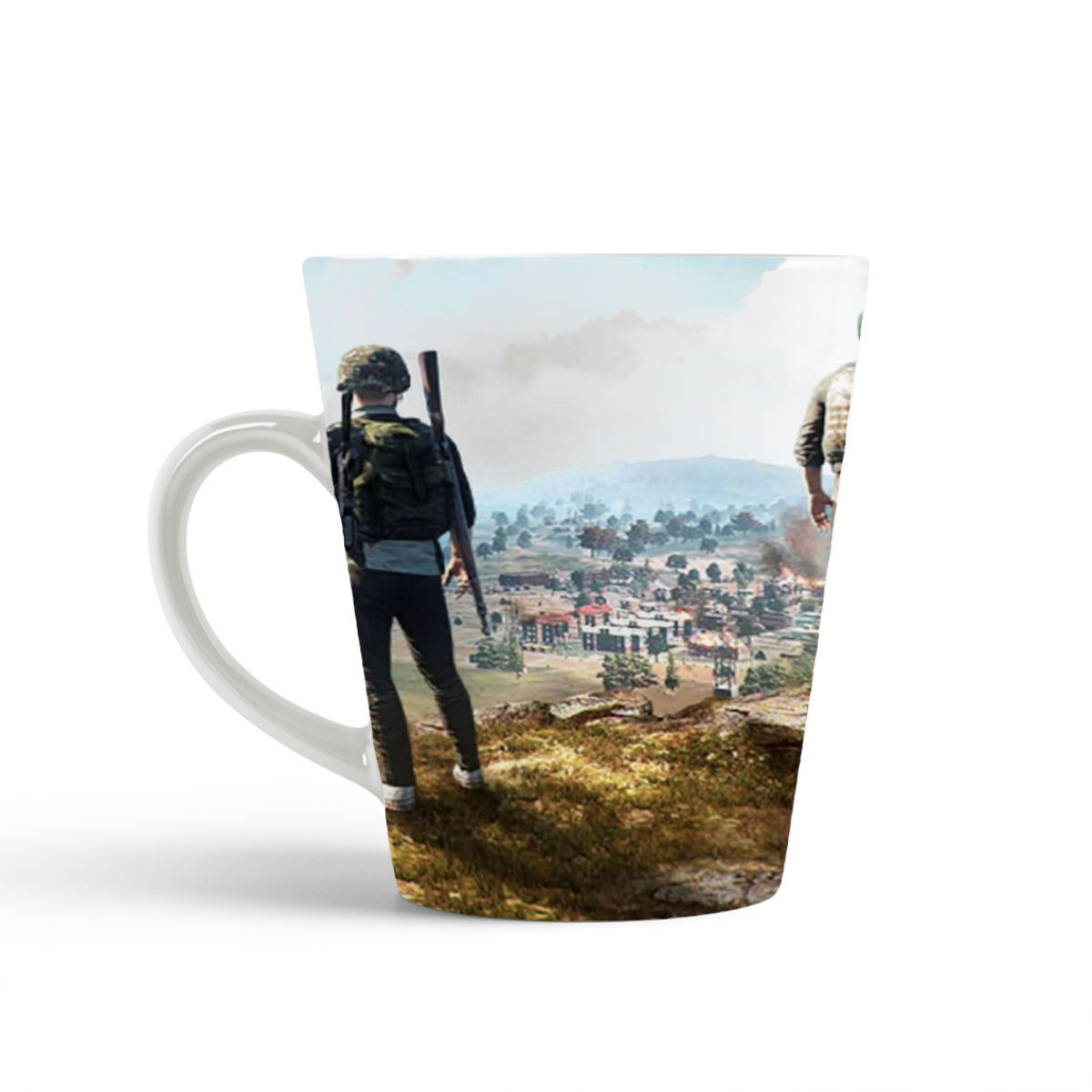 

Кружка-латте CoolPodarok Пабг Pubg(три солдата спиной)