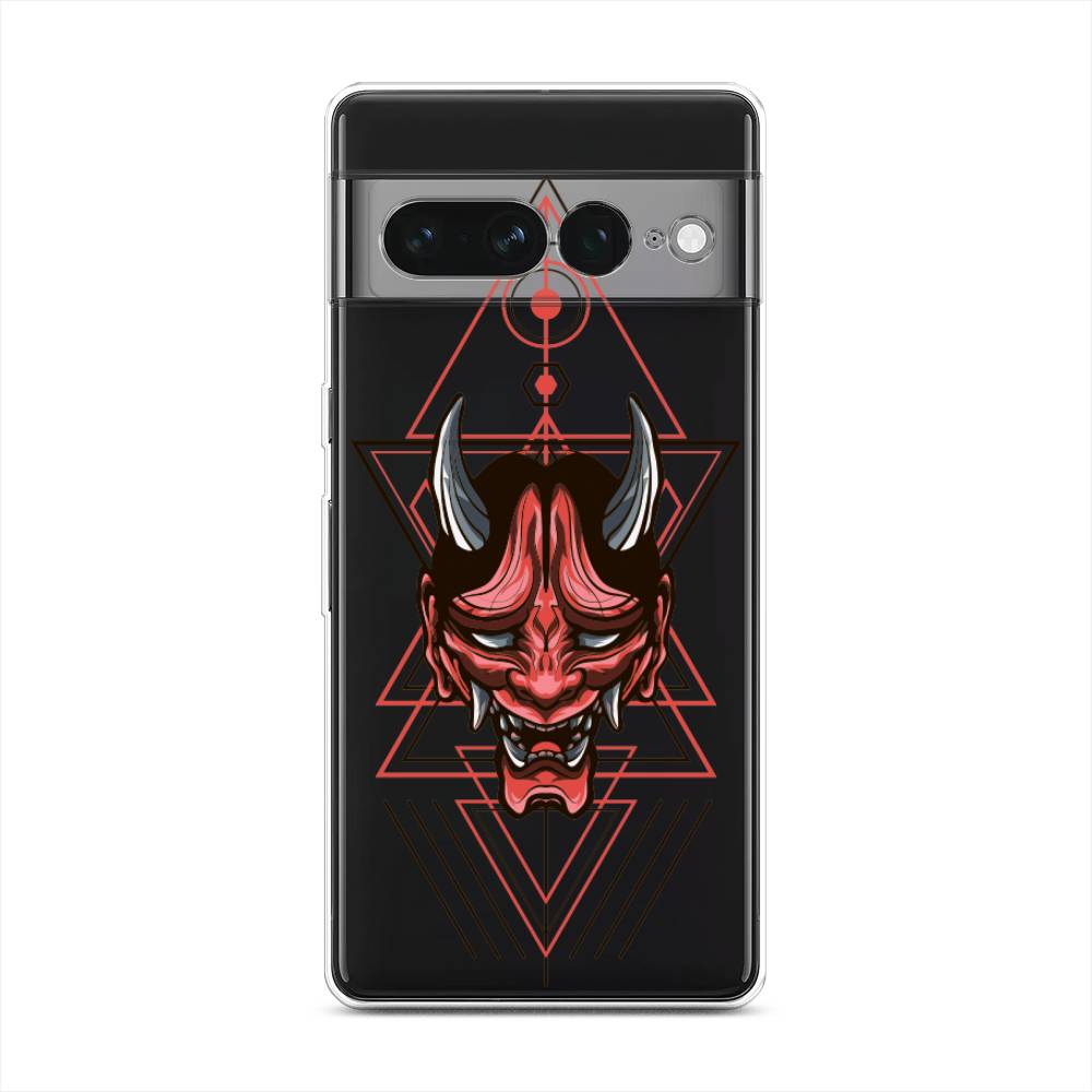 

Чехол для Google Pixel 7 Pro "Hanya Oni mask", Серый;красный;черный, 271350-4