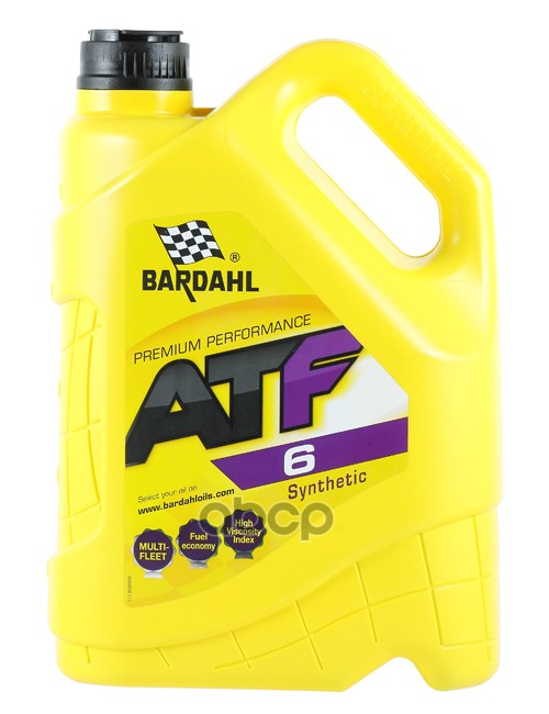 Масло Трансмиссионное Синтетическое Bardahl Atf Vi 5л 36593 Bardahl арт. 36593