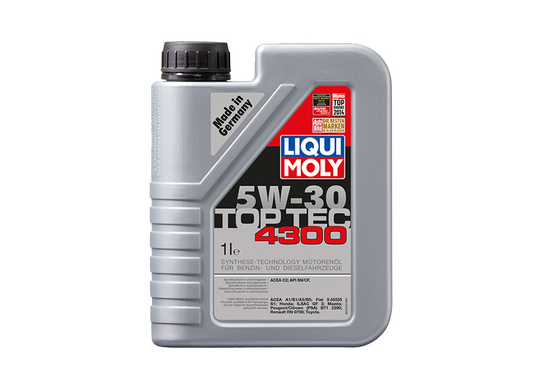 фото Моторное масло liqui moly top tec 4300 8030 5w30 1 л