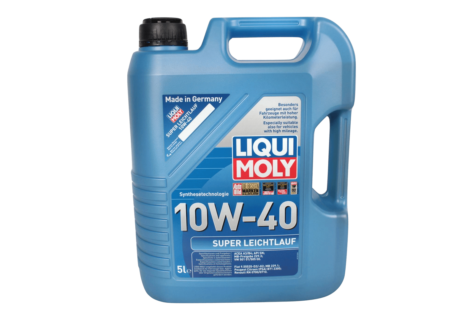 фото Моторное масло liqui moly super leichtlauf 10w40 5 л