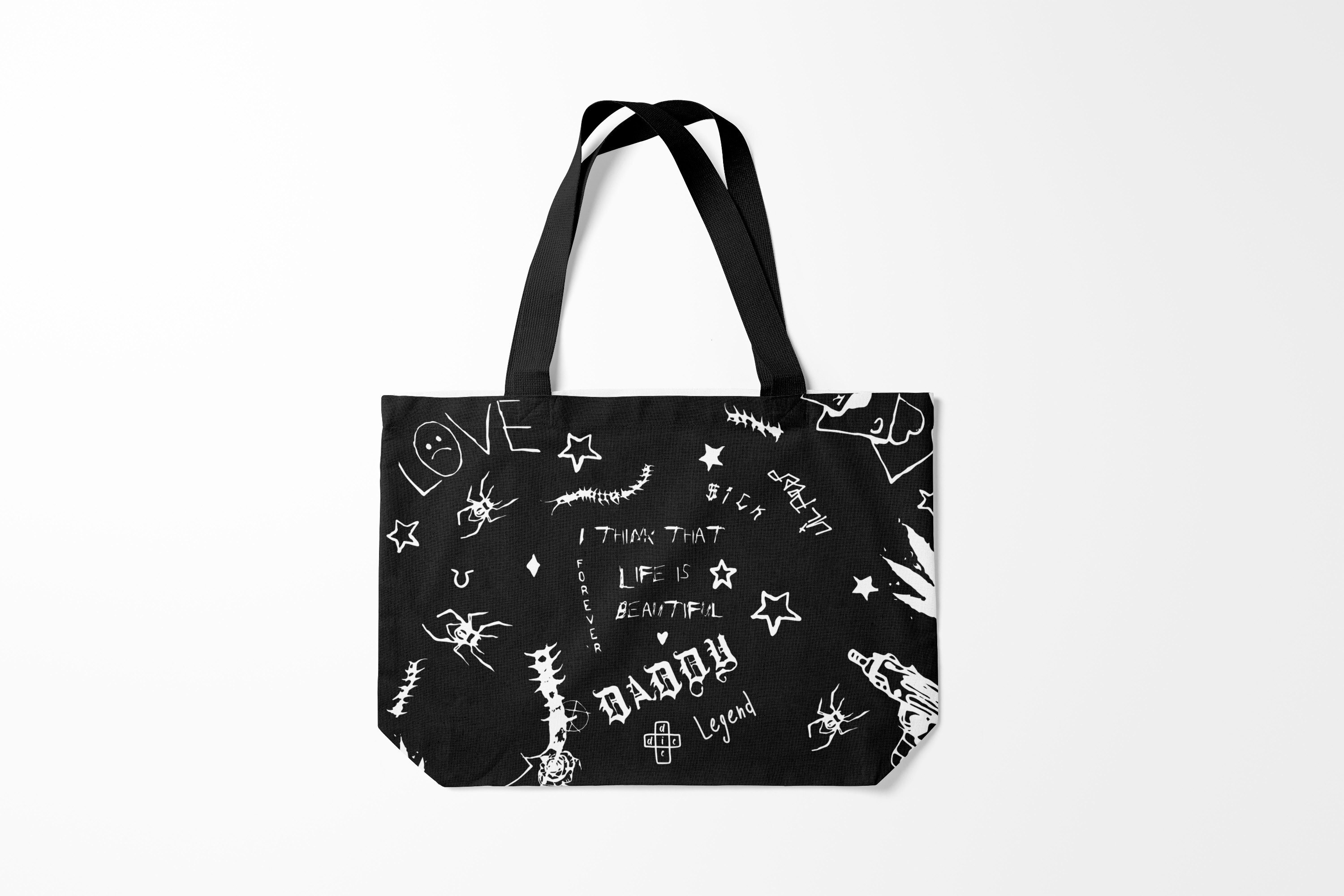 

Сумка шoппер унисекс Burnettie Lil Peep CRY BABY, белый, Lil Peep CRY BABY