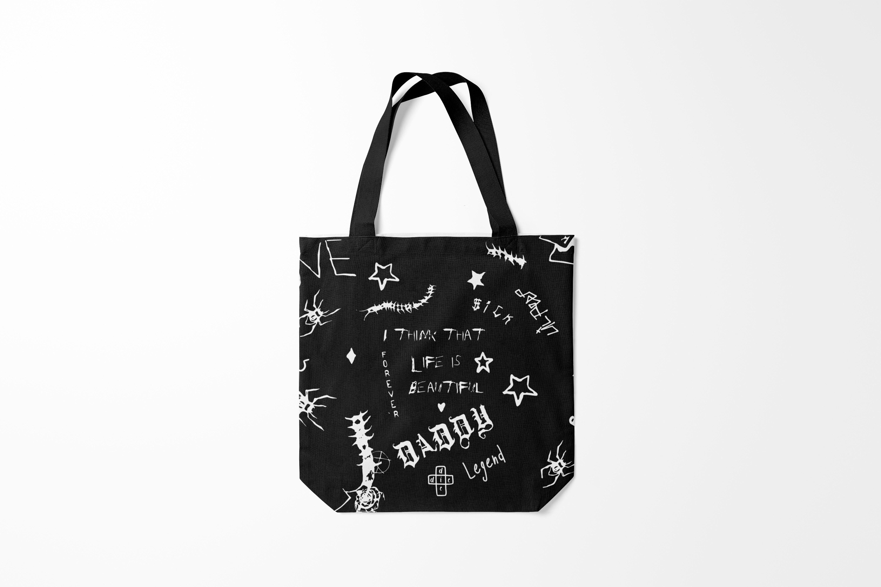 

Сумка шoппер унисекс Burnettie Lil Peep Colors, синий; розовый, Разноцветный, Lil Peep Colors