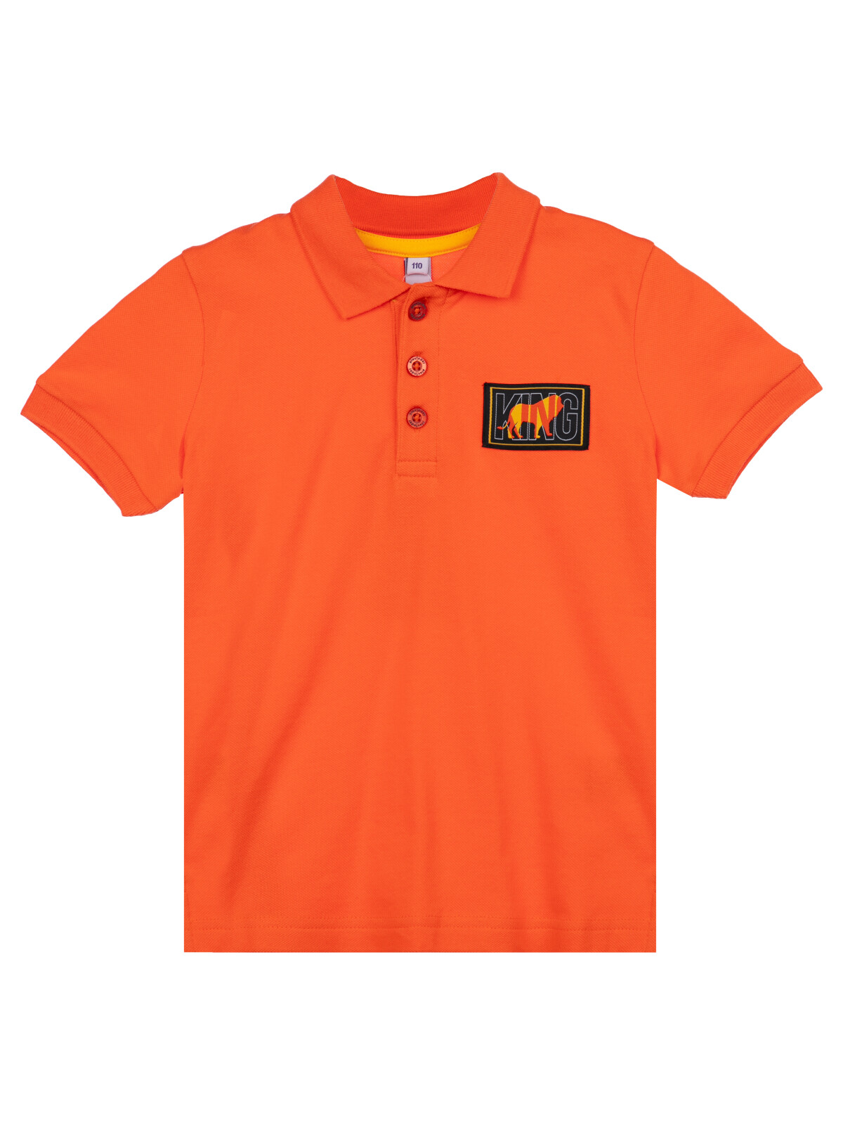 Сорочка с воротником поло PlayToday 12412150, оранжевый, 98