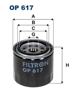 

Фильтр масляный Filtron OP617
