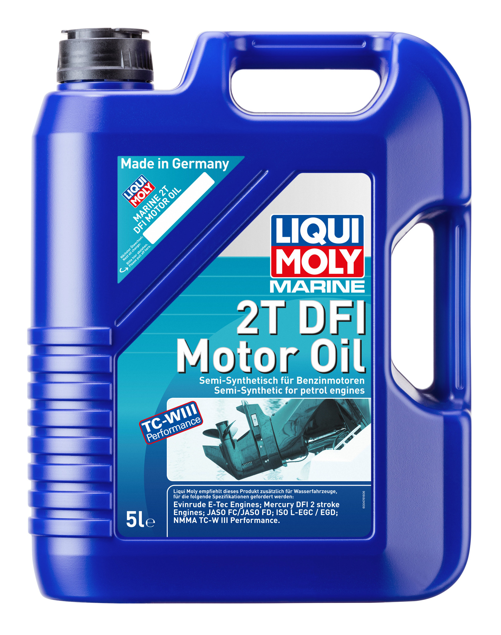 Моторное масло LIQUI MOLY полусинтетическое Marine 2T DFI Motor Oil