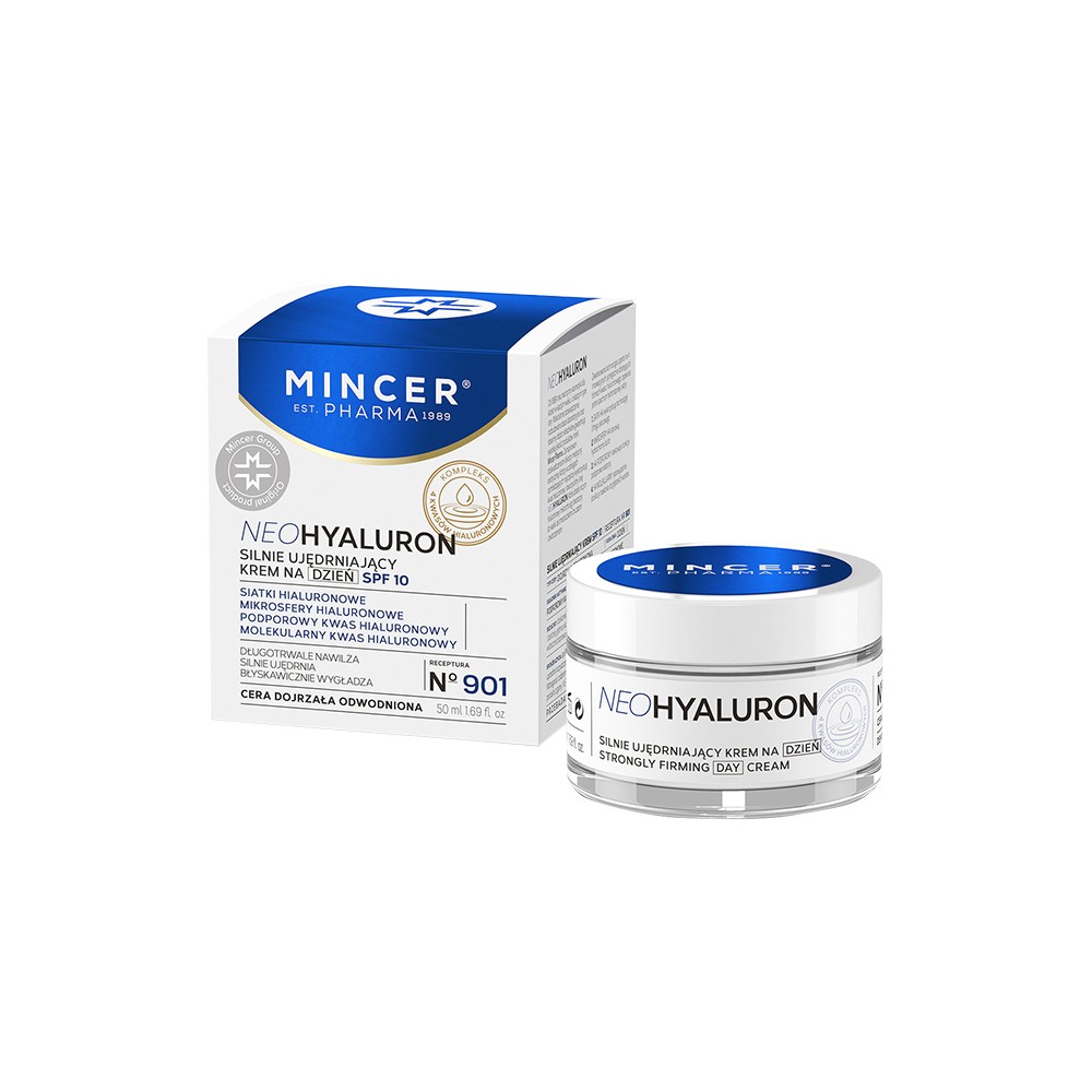 Дневной крем для лица Mincer Pharma Neo Hyaluron SPF10 с гиалуроновой кислотой 50мл