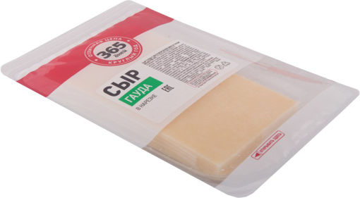 Сыр полутвердый 365 дней Гауда нарезка 45 - 48% 300 г