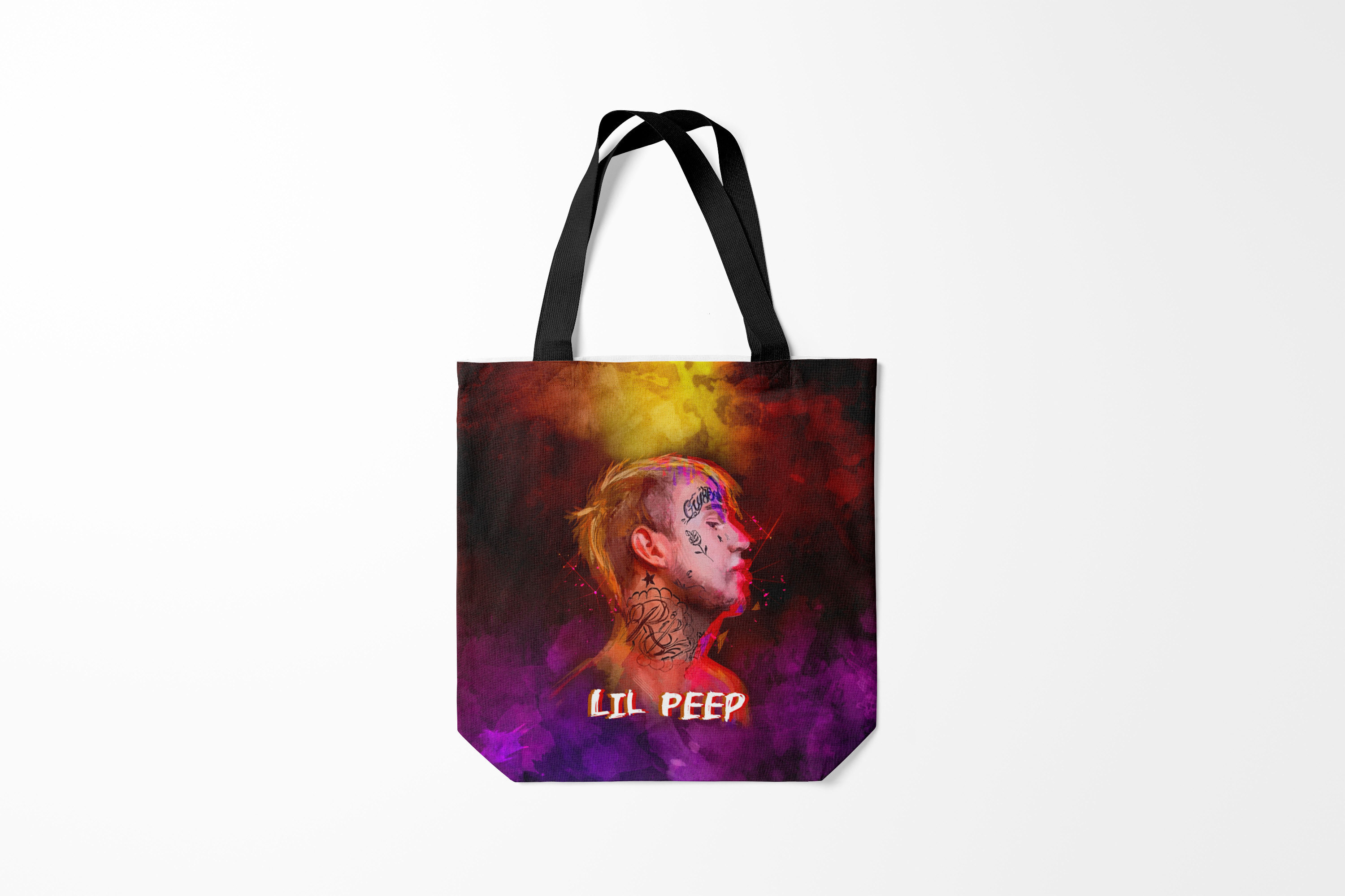 

Сумка шoппер унисекс Burnettie Lil Peep, черный, Lil Peep