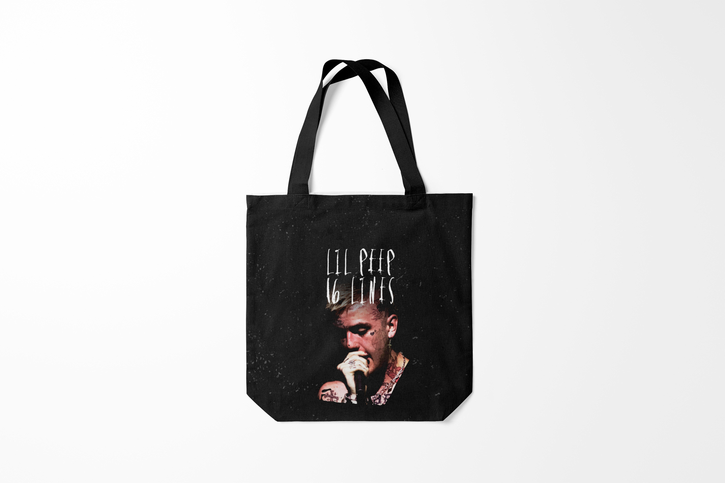 

Сумка шoппер унисекс Burnettie Lil Peep, розовый, Lil Peep