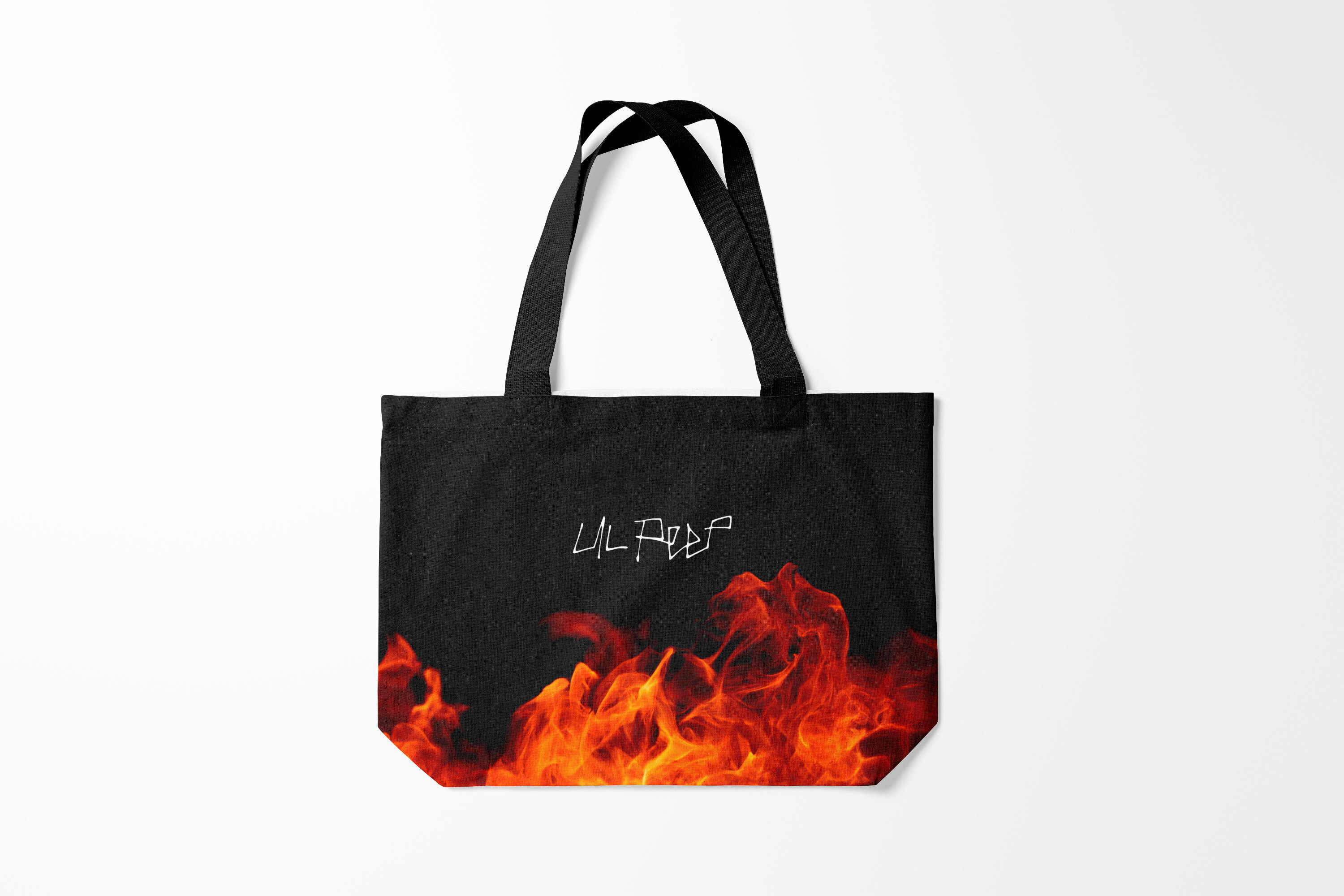 

Сумка шoппер унисекс Burnettie Lil Peep, черный, Lil Peep