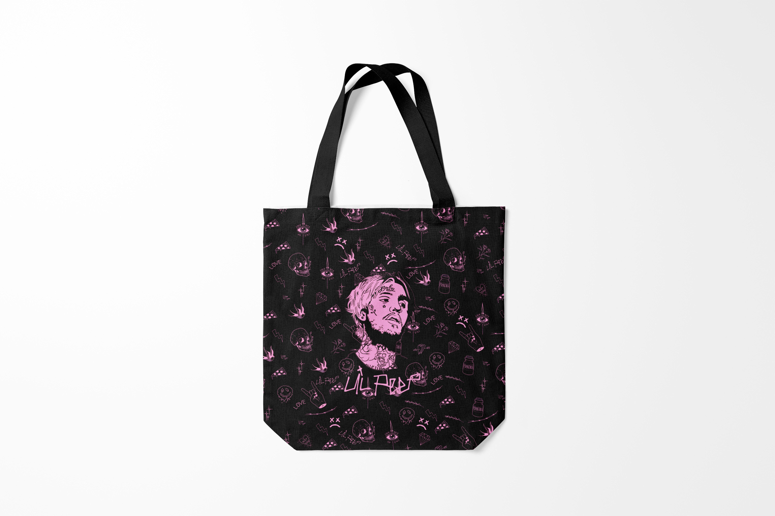 

Сумка шoппер унисекс Burnettie Lil Peep, черный, Lil Peep