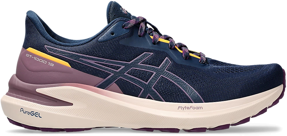

Кроссовки женские Asics GT-1000 13 TR синие 8.5 US, Синий, GT-1000 13 TR