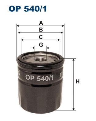 

Фильтр масляный Filtron OP5401