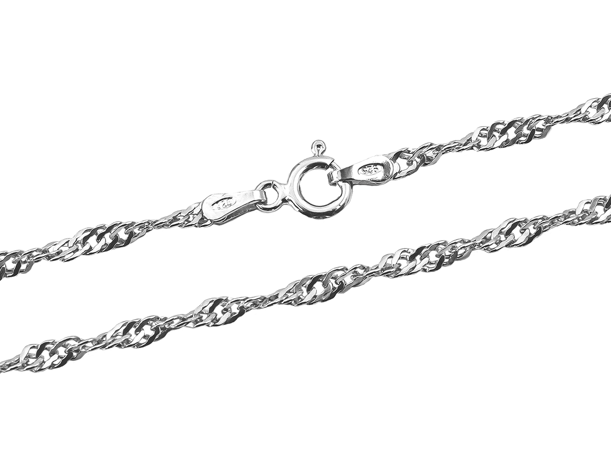 

Цепочка из серебра 45 см Мастерская Алёшиных С33.47.08.15.С, С33.47.08.15.С