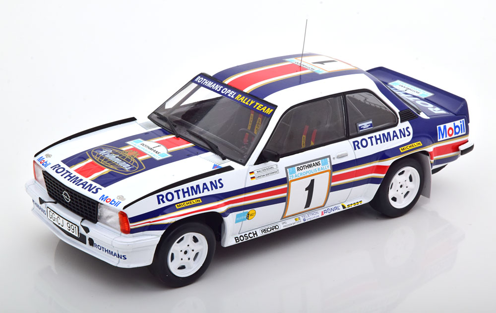 Модель коллекционная IXO Opel ascona 400 no 1 rally acropolis world champion 1982 rothmans