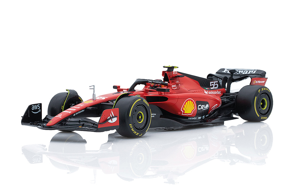 

Модель коллекционная BBURAGO Ferrari SF23 2023 sainz / феррари СФ23 карлос сайнц, Красный