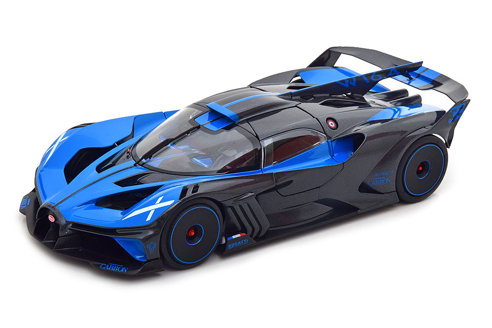 

Модель коллекционная BBURAGO Bugatti bolide 2020 blue greymetallic, Синий