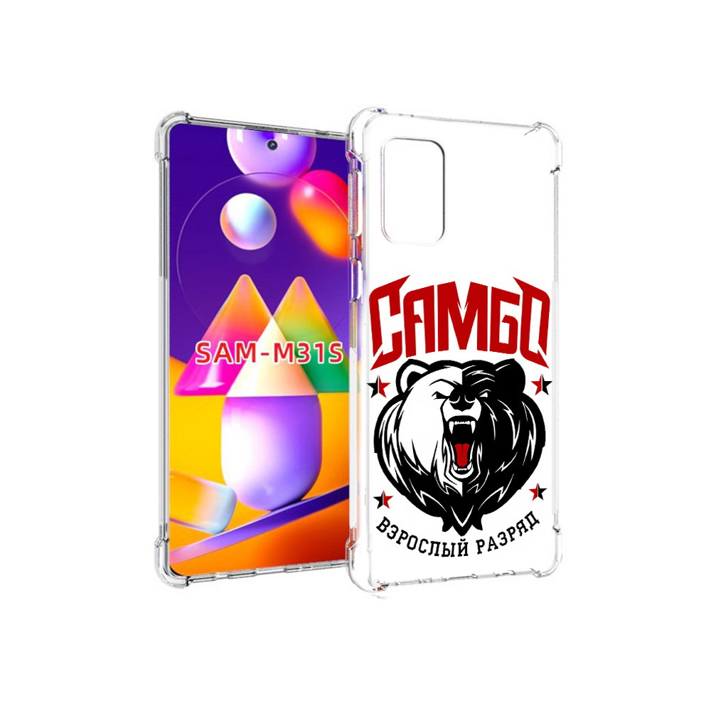 Чехол MyPads Tocco для Samsung Galaxy M31s Единоборства Самбо медведь (PT152186.489.75)
