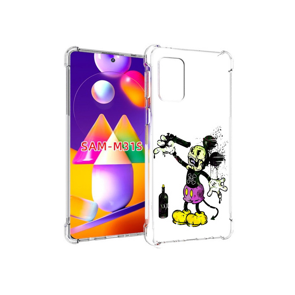 

Чехол MyPads Tocco для Samsung Galaxy M31s Драг Микки (PT152186.489.73), Прозрачный, Tocco