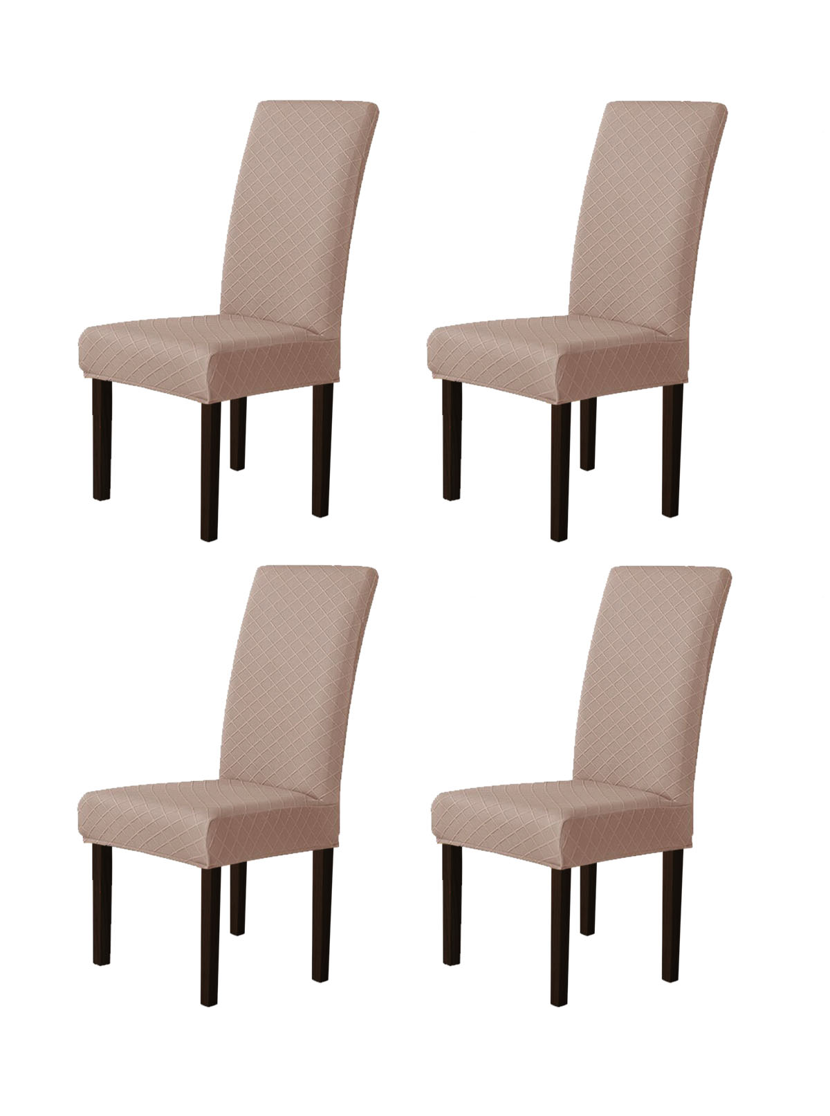фото Комплект чехлов на стул со спинкой luxalto fukra rhombus 4шт 10609