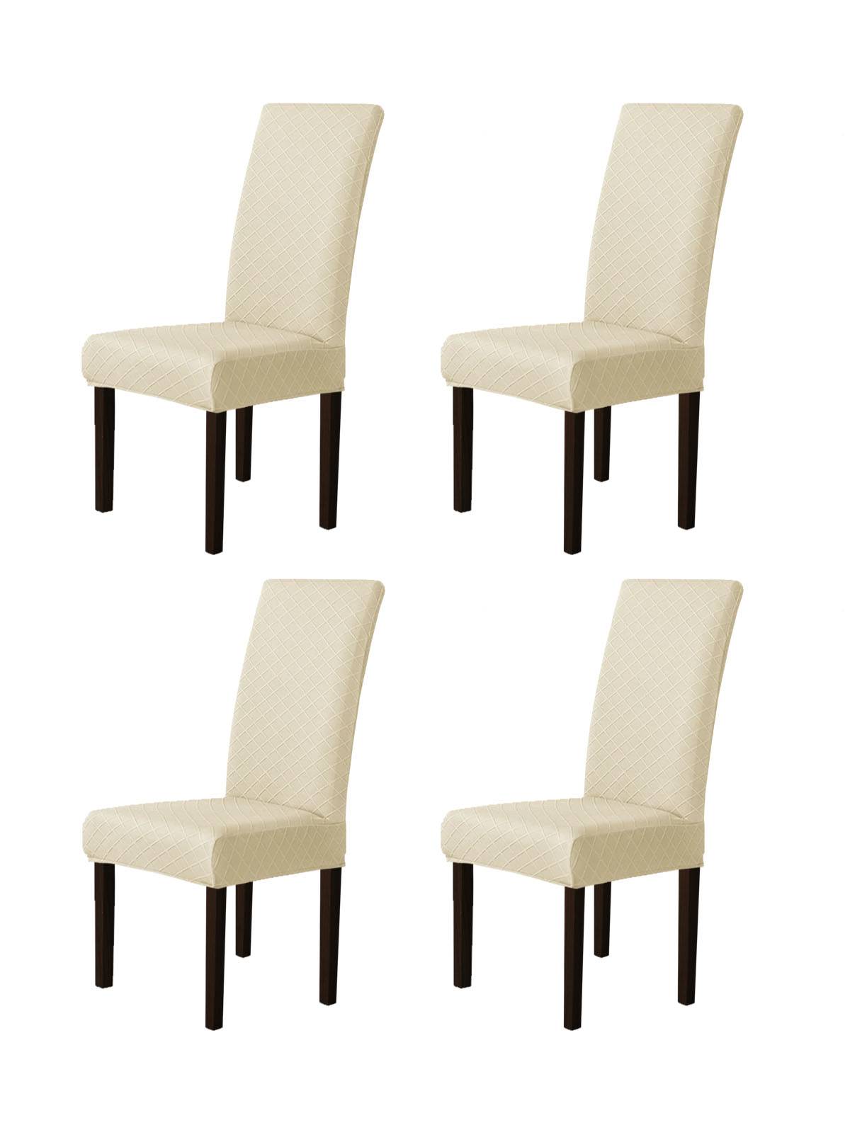 фото Комплект чехлов на стул со спинкой luxalto fukra rhombus 4шт 10607
