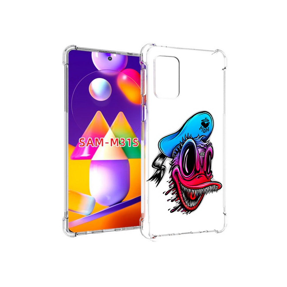

Чехол MyPads Tocco для Samsung Galaxy M31s Дональд (PT152186.489.71), Прозрачный, Tocco