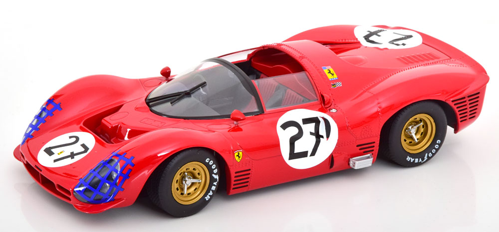 Модель коллекционная Ferrari 330 P3 spyder NO.27, 24H le mans ginther/rodriguez 1966