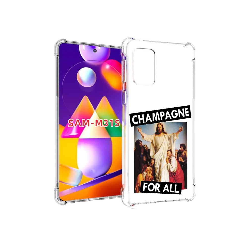 

Чехол MyPads Tocco для Samsung Galaxy M31s шампанское (PT152186.489.697), Прозрачный, Tocco