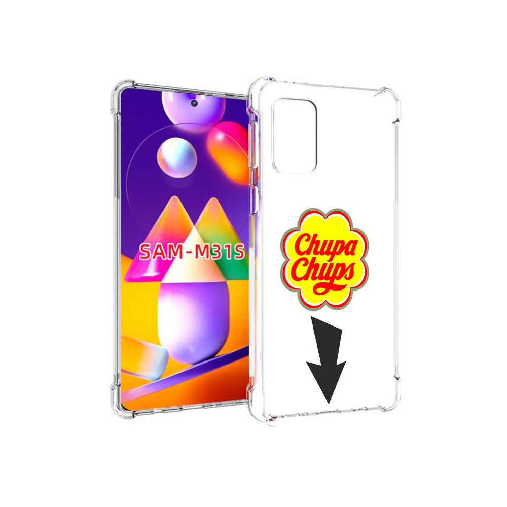 

Чехол MyPads Tocco для Samsung Galaxy M31s чупа чупс (PT152186.489.694), Прозрачный, Tocco