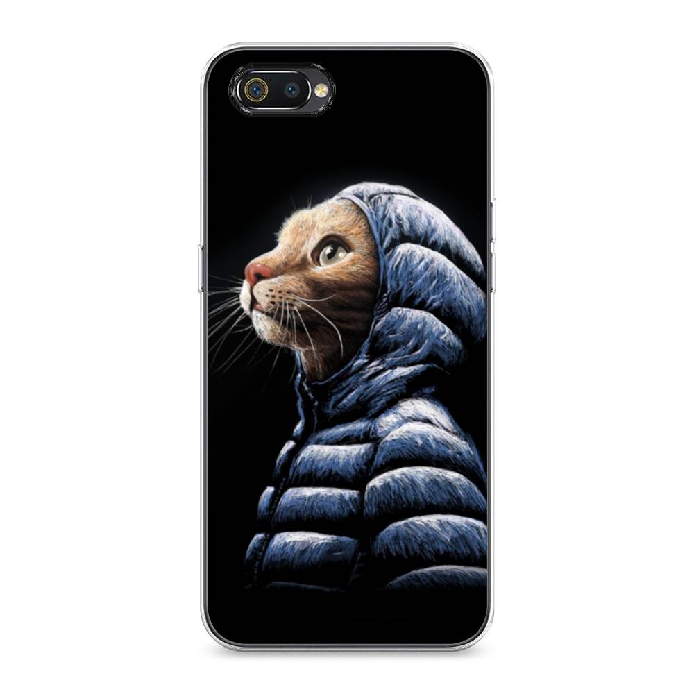 

Чехол Awog на Realme C2 "Кот в капюшоне", Разноцветный, 251150-2
