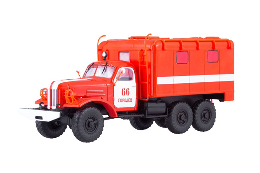 

Модель коллекционная Zil 157K AR-2 fire (ussr russian) | зил 157К АР-2 пожарный, Красный
