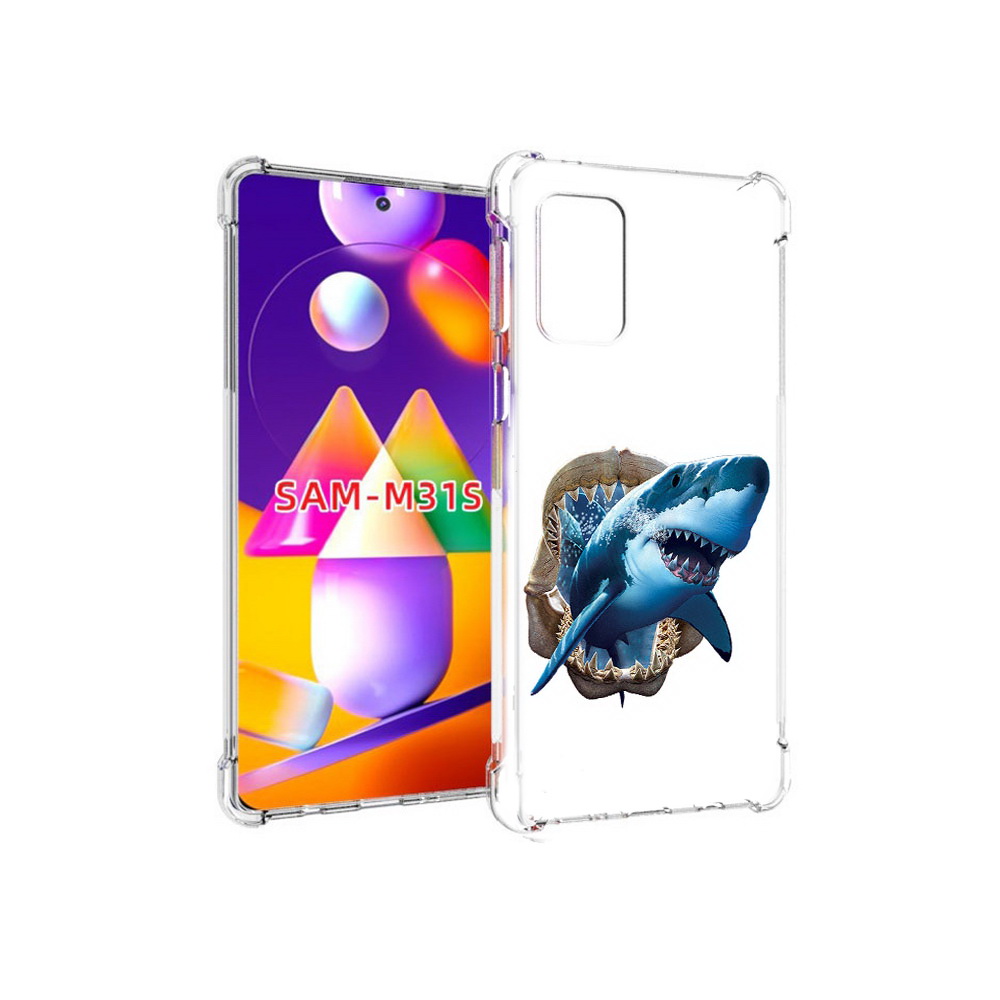 

Чехол MyPads Tocco для Samsung Galaxy M31s челюсти (PT152186.489.675), Прозрачный, Tocco