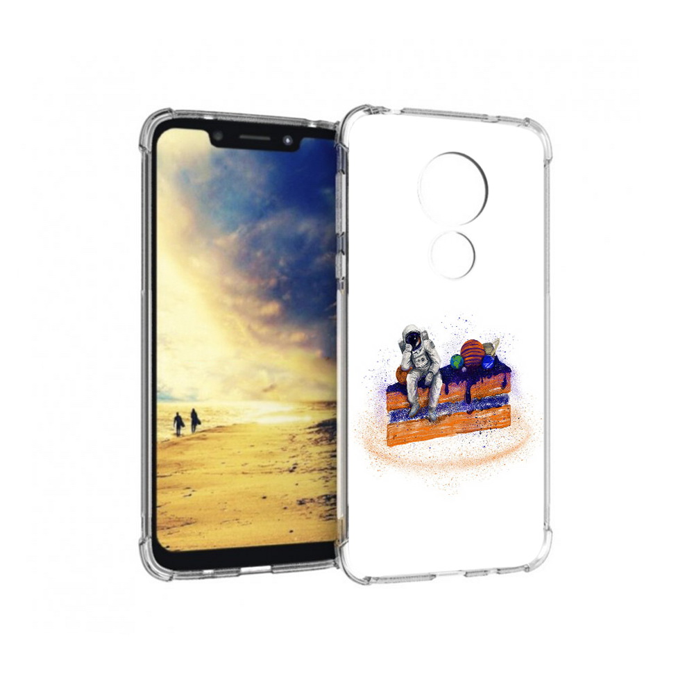 

Чехол MyPads Tocco для Motorola G7 Power торт с планетами (PT227059.362.648), Прозрачный, Tocco