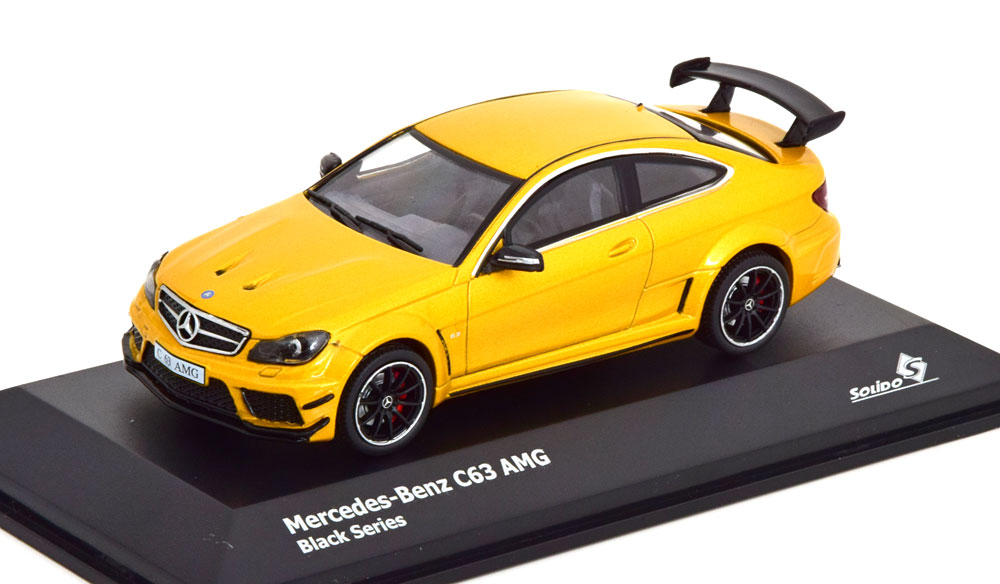 

Mercedes-benz amg C63 coupe black series (2012) yellow metallic / мерседес амг Ц63 желтый