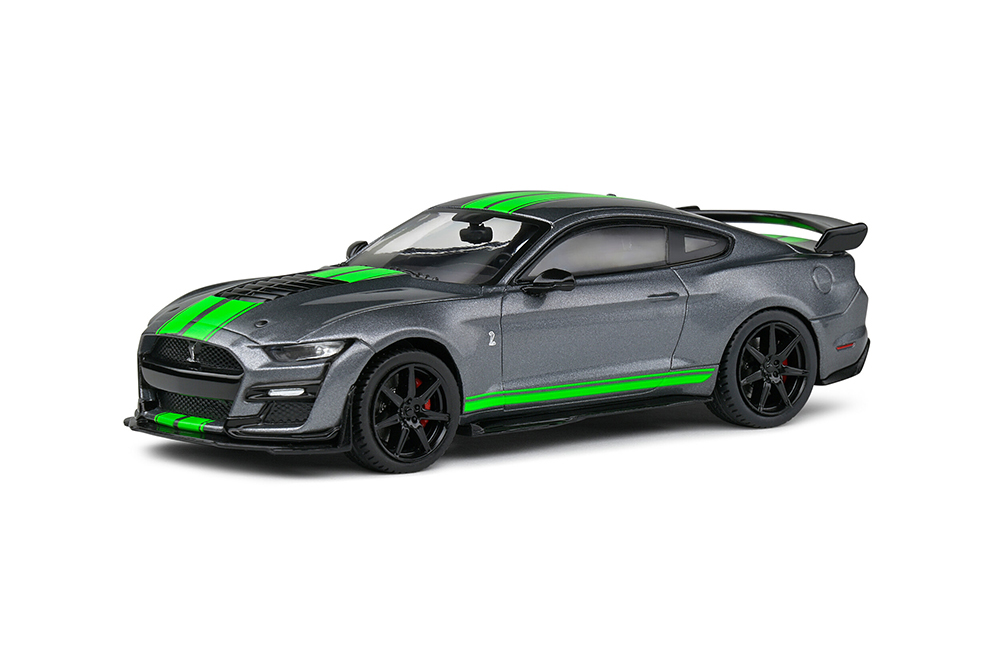 Модель коллекционная Ford shelby mustang gt 500 fast track grey metallic/light green