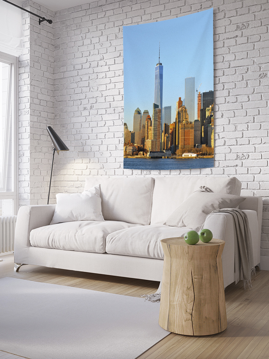

Вертикальное фотопанно на стену JoyArty Небоскребы Манхэттена 150x200 см, Небоскребы Манхэттена