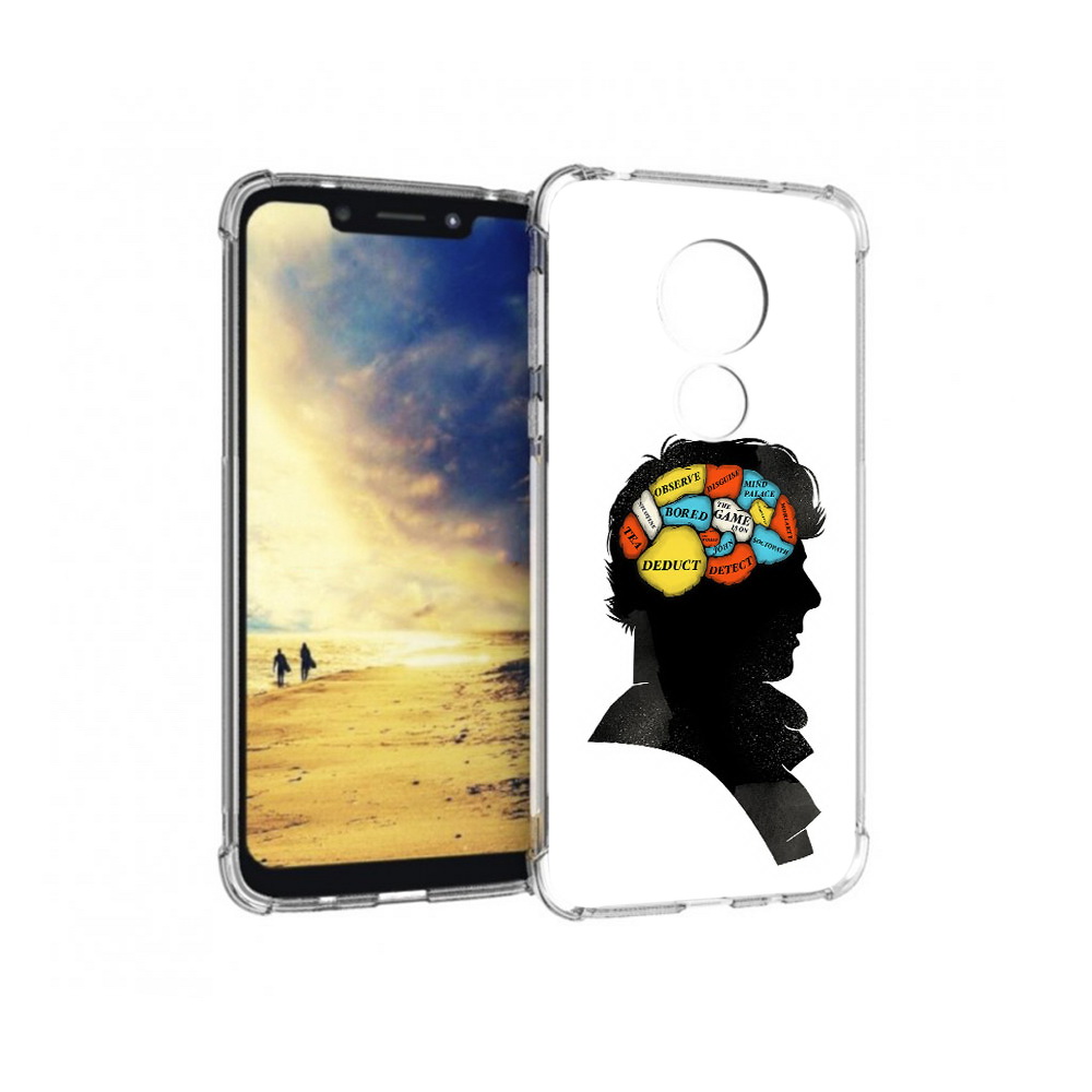 

Чехол MyPads Tocco для Motorola G7 Power темный рисунок (PT227059.362.640), Прозрачный, Tocco