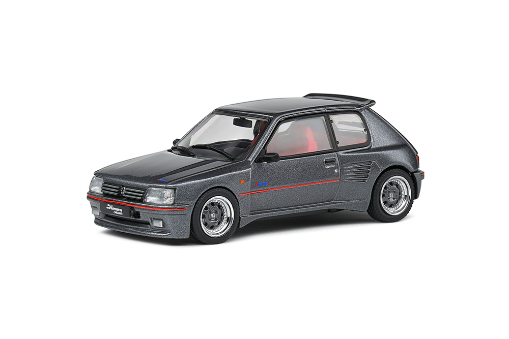 

Модель коллекционная SOLIDO Peugeot 205 gti with dimma bodykit greymetallic, Серый