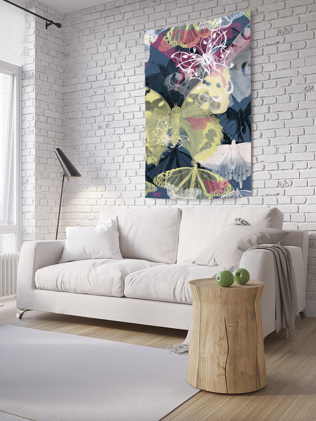 

Вертикальное фотопанно на стену JoyArty Абстрактные бабочки 150x200 см, Абстрактные бабочки