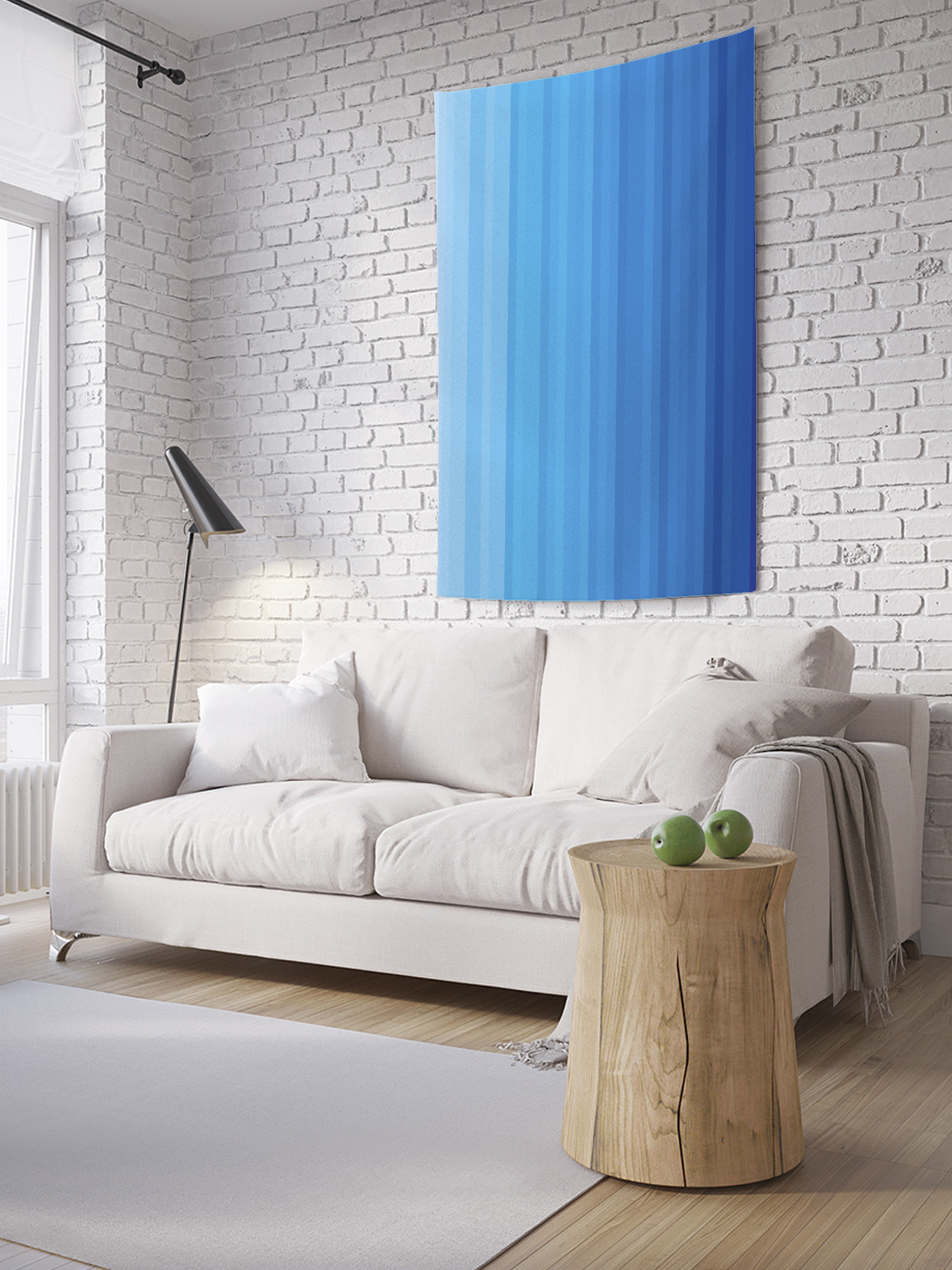 

Вертикальное фотопанно на стену JoyArty Полосатый градиент 150x200 см, Полосатый градиент