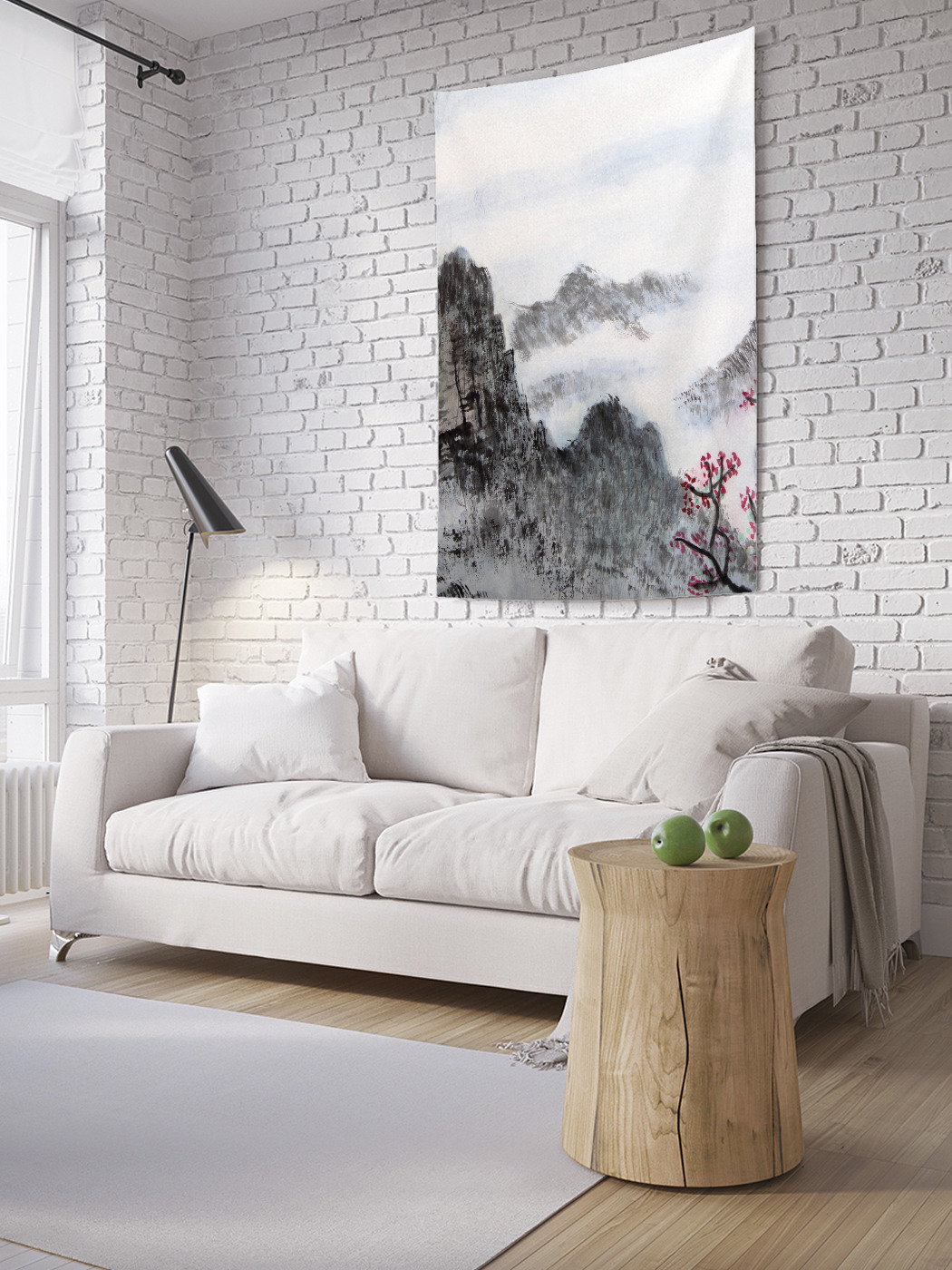 

Вертикальное фотопанно на стену JoyArty Китайская живопись 150x200 см, Китайская живопись