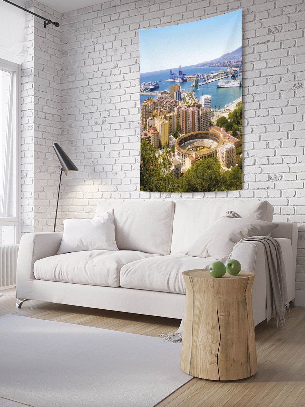 

Вертикальное фотопанно на стену JoyArty Андалусская Малага 150x200 см, Андалусская Малага