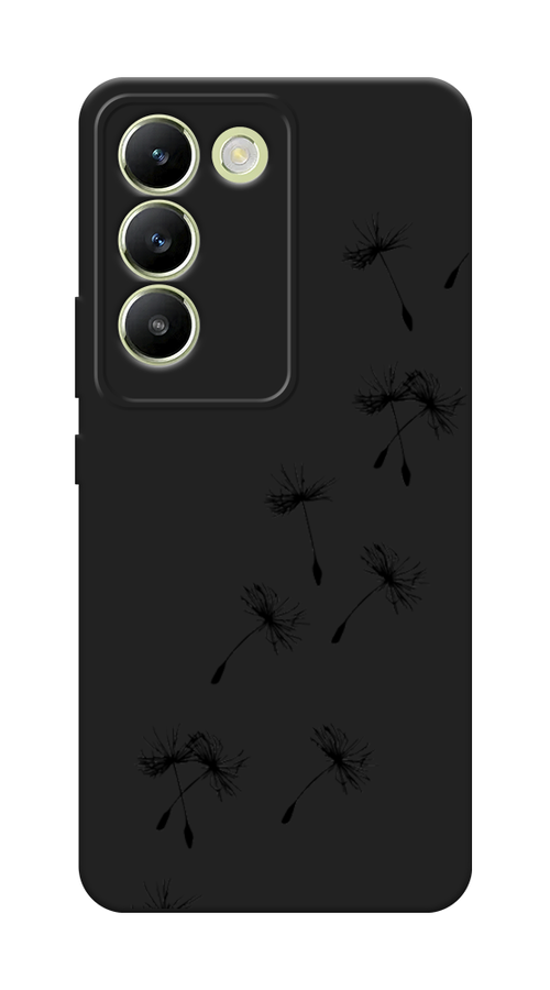 

Чехол Awog 2610352-1 для Vivo V30 lite 4G "Летящие одуванчики", Черный, 2610352-1