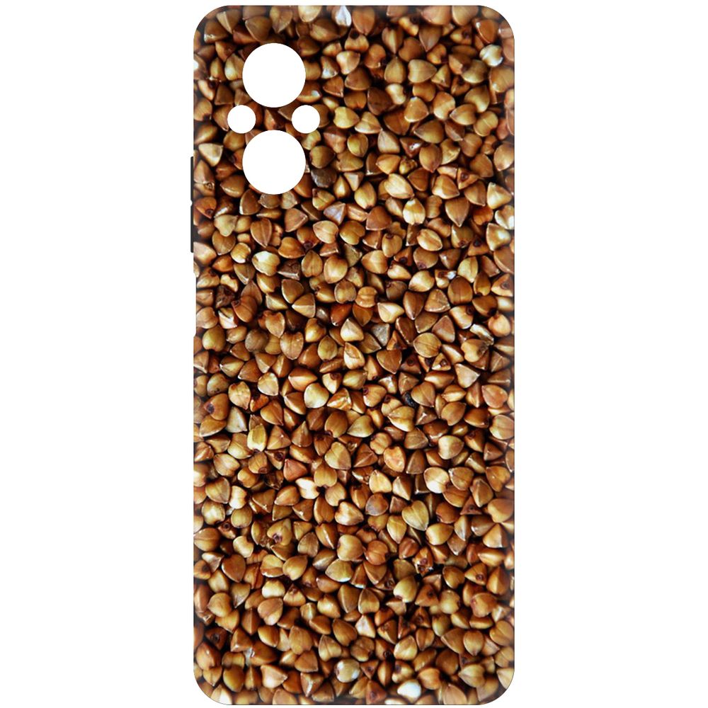 

Чехол-накладка Krutoff Soft Case Гречка для Realme C67 черный