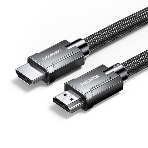 

Кабель uGreen HDMI - HDMI, 2м серый (70321), Кабель UGREEN HD135 (70321) 8K HDMI M/M Round Cable With Braided. Длина 2 м. Цвет: серый